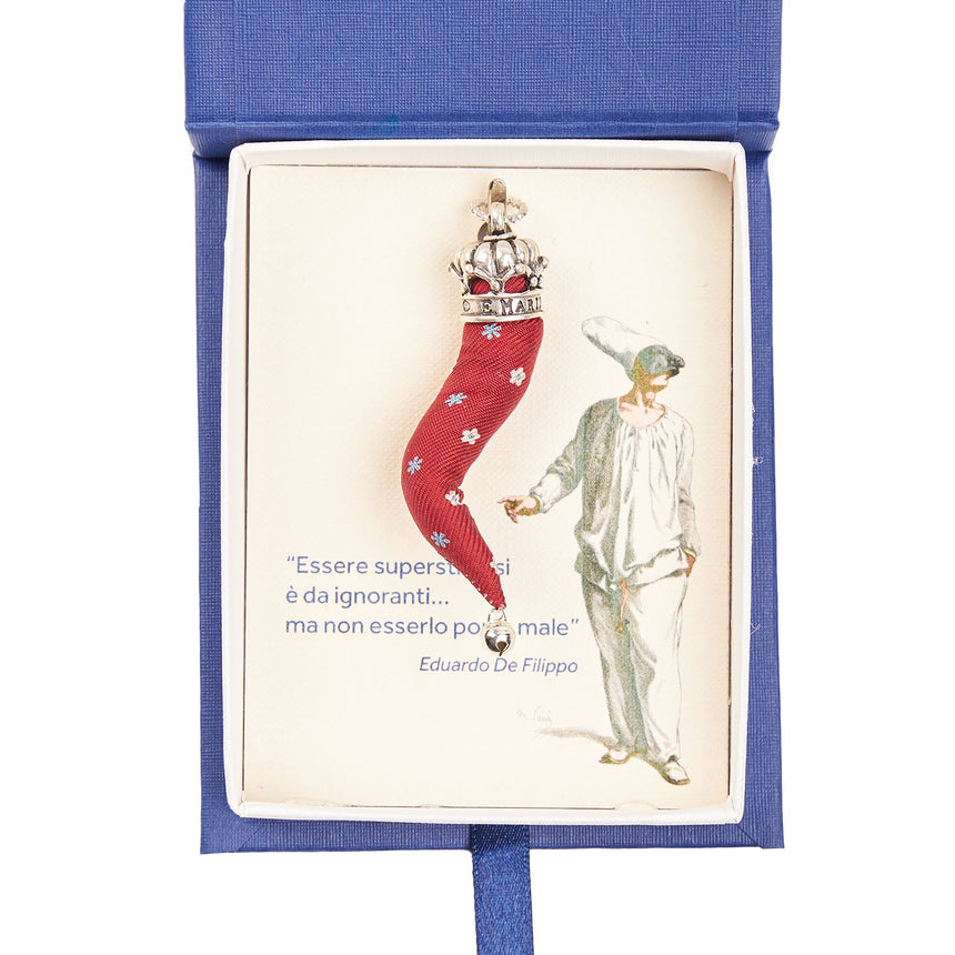 BURGUNDY GOOD-LUCK CHARM