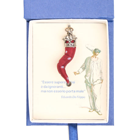 BURGUNDY GOOD-LUCK CHARM