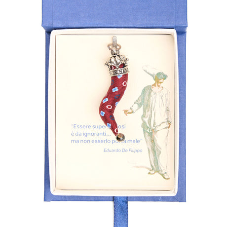 BURGUNDY GOOD-LUCK CHARM