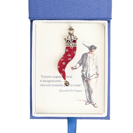 BURGUNDY GOOD-LUCK CHARM