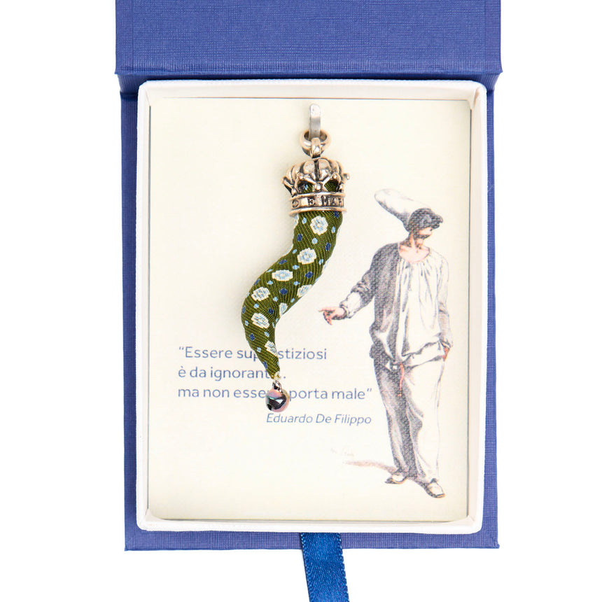 OLIVE GREEN GOOD-LUCK CHARM