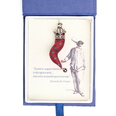 BURGUNDY GOOD-LUCK CHARM