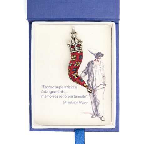 BURGUNDY GOOD-LUCK CHARM