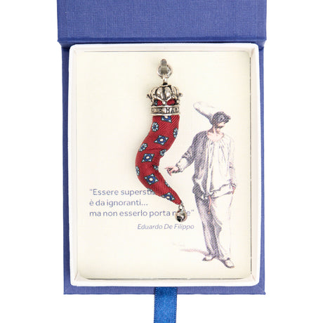 BURGUNDY GOOD-LUCK CHARM