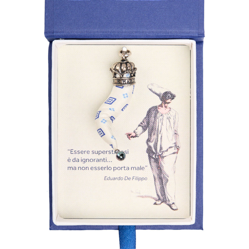 WHITE GOOD-LUCK CHARM