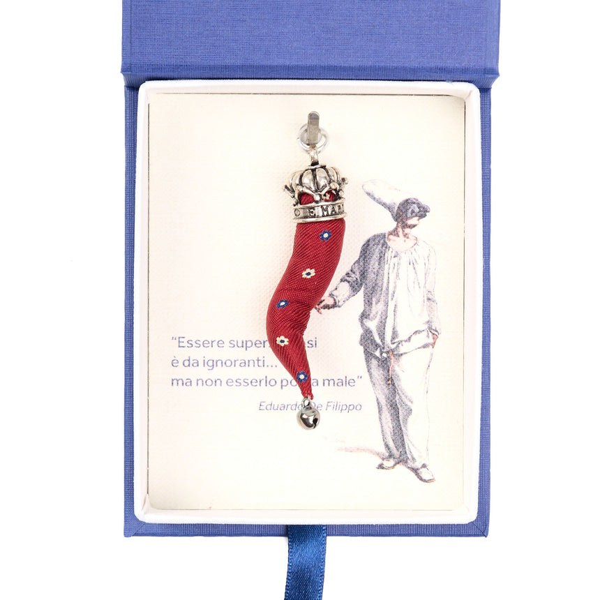 BURGUNDY GOOD-LUCK CHARM