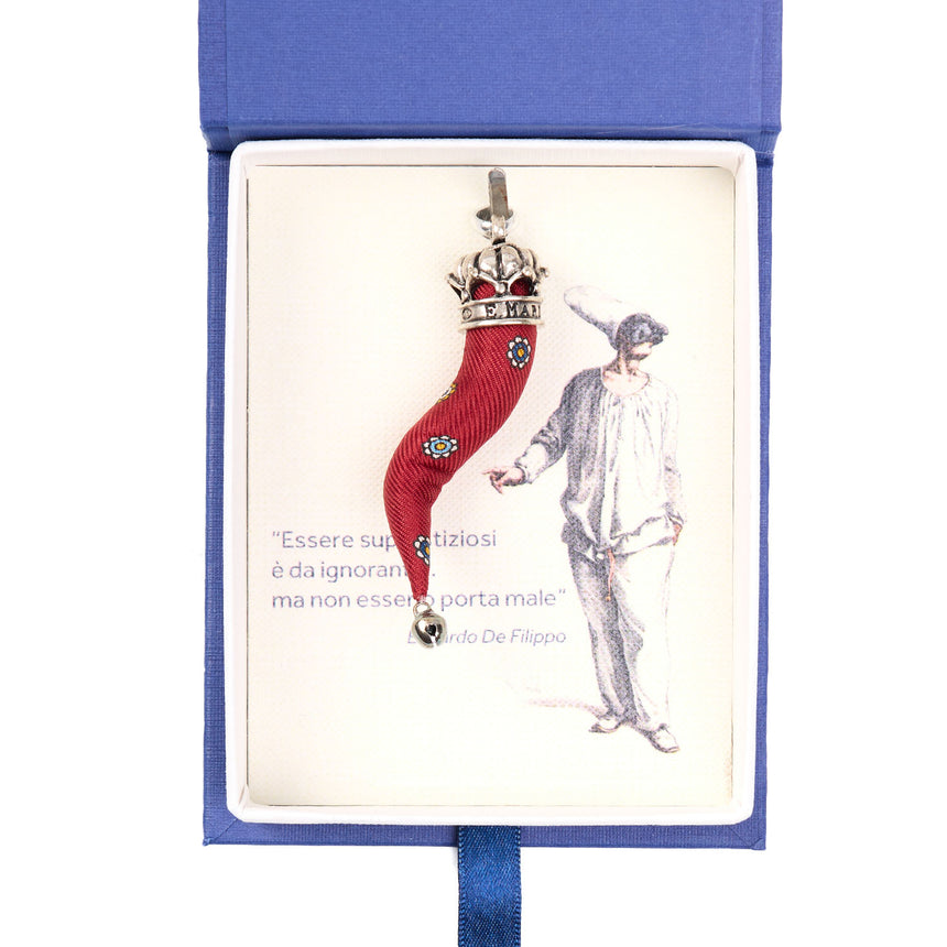 BURGUNDY GOOD-LUCK CHARM