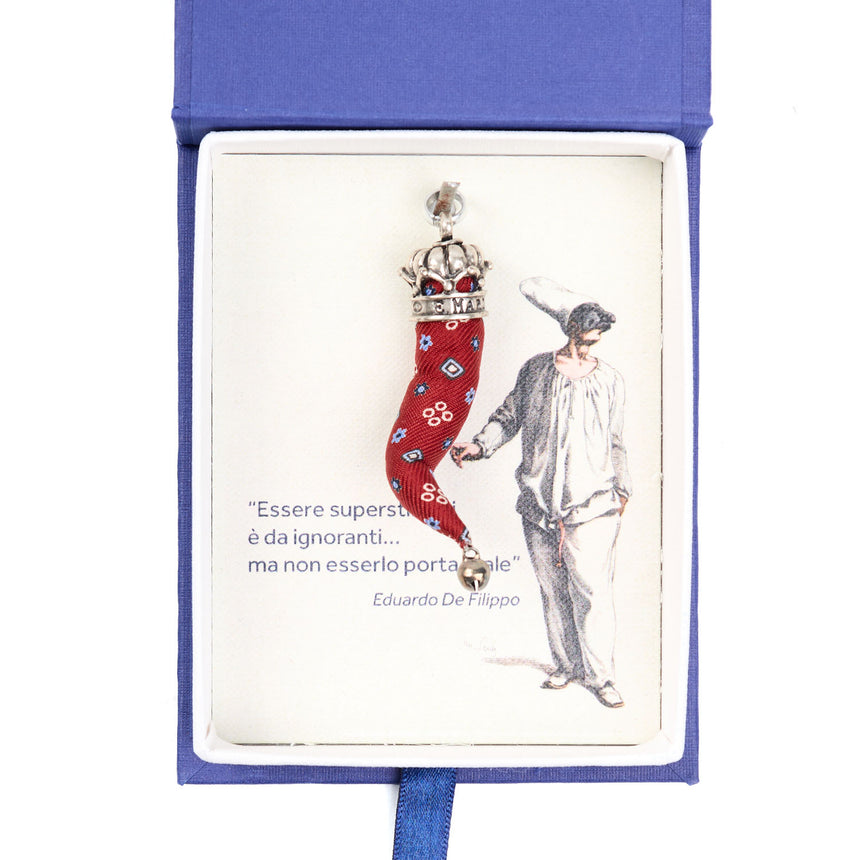 BURGUNDY GOOD-LUCK CHARM