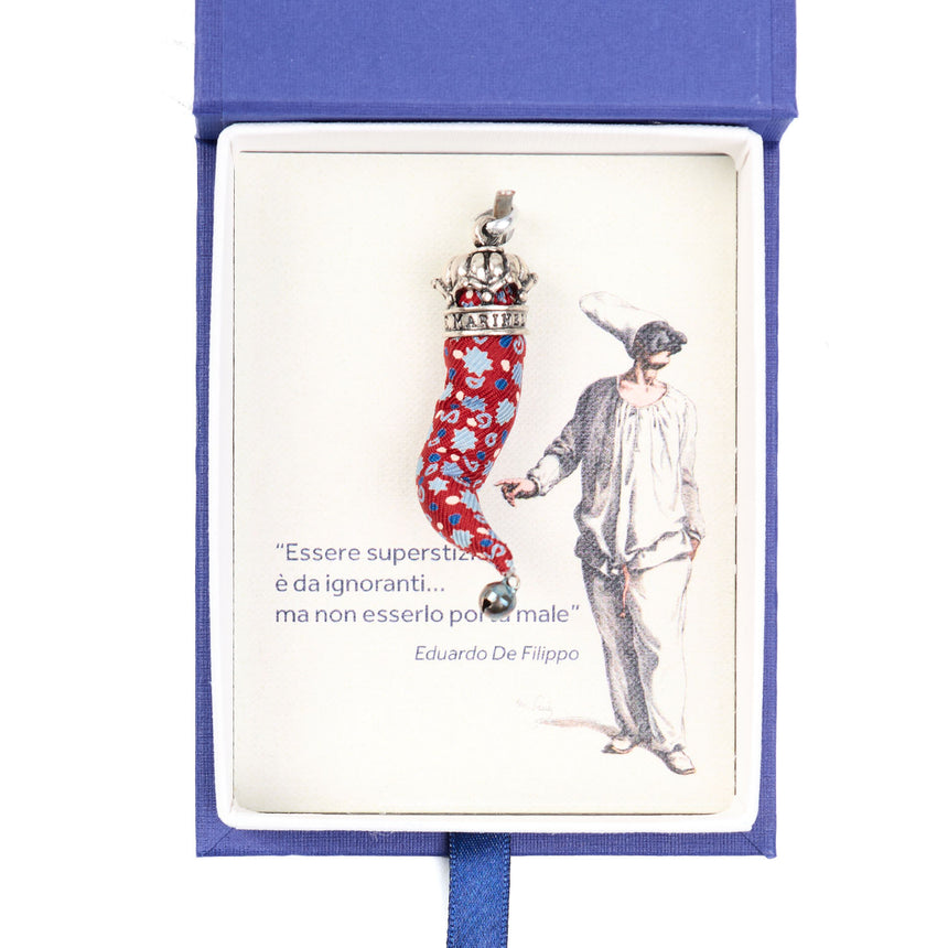 BURGUNDY GOOD-LUCK CHARM