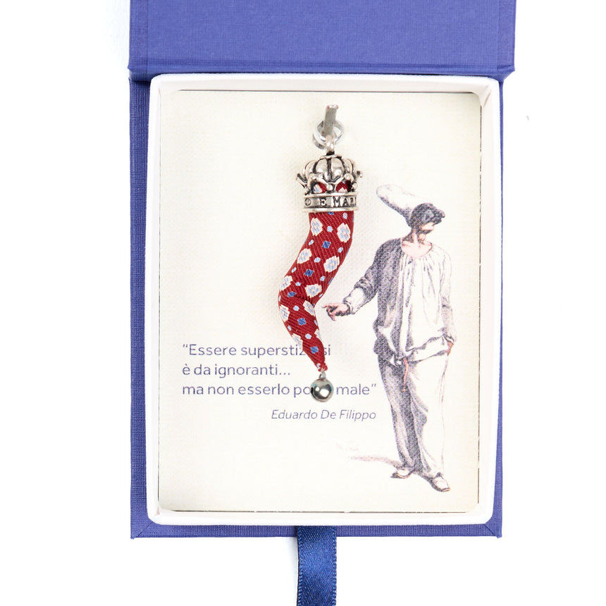 BURGUNDY GOOD-LUCK CHARM