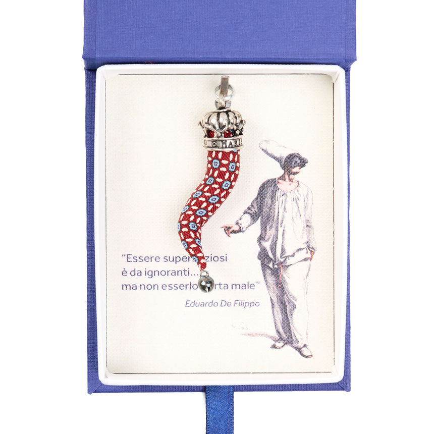 BURGUNDY GOOD-LUCK CHARM