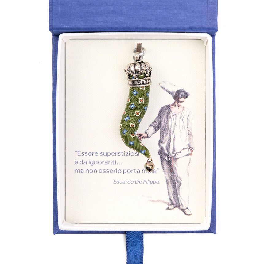 OLIVE GREEN GOOD-LUCK CHARM