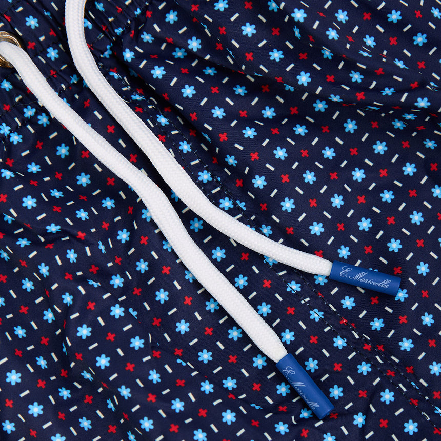 DARK BLUE SWIM SHORTS