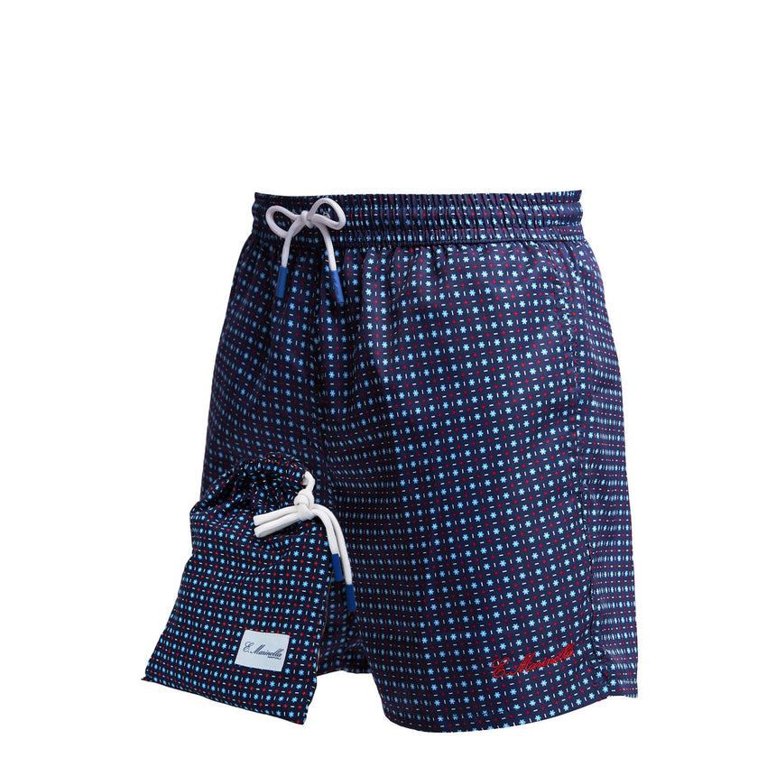 DARK BLUE SWIM SHORTS