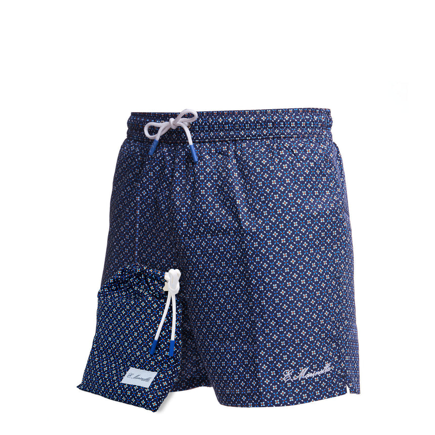 DARK BLUE SWIM SHORTS
