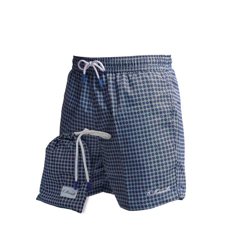 BLUE SWIM SHORTS