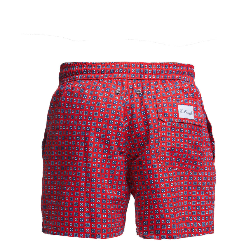 RED SWIM SHORT