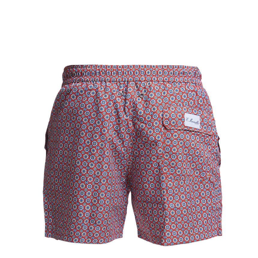 BURGUNDY SWIM SHORTS
