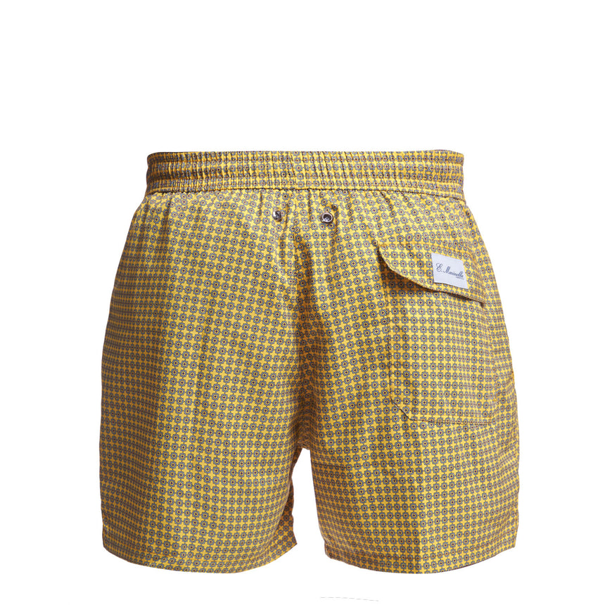 YELLOW SWIM SHORTS