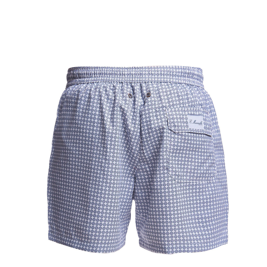 WHITE SWIM SHORTS