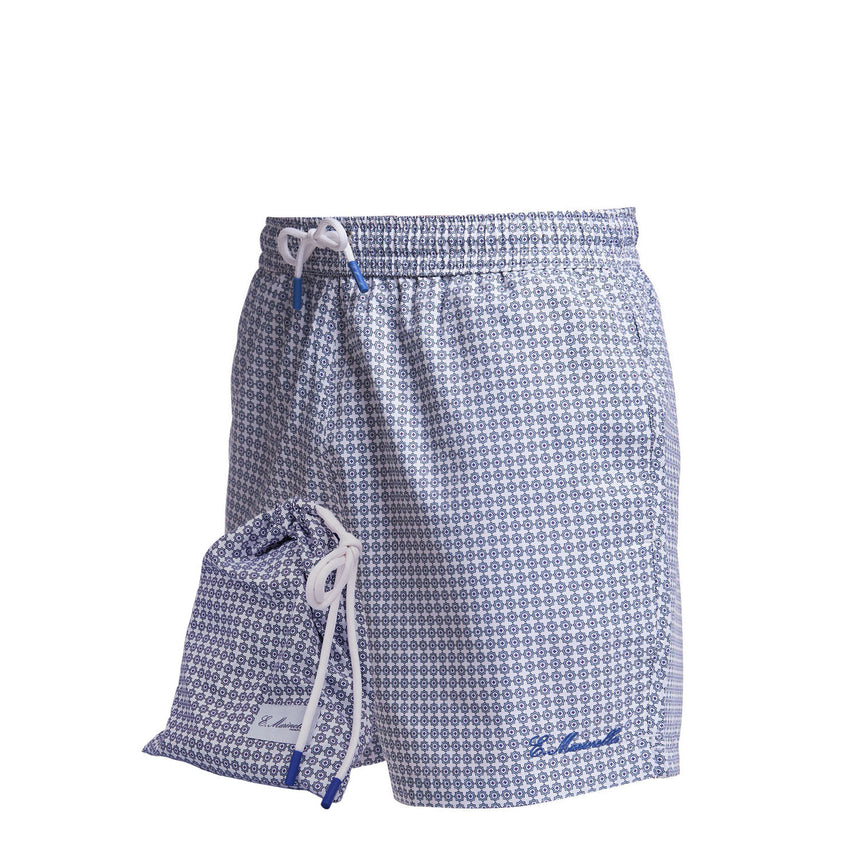 WHITE SWIM SHORTS