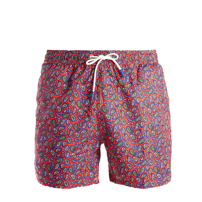 RED SWIM SHORTS