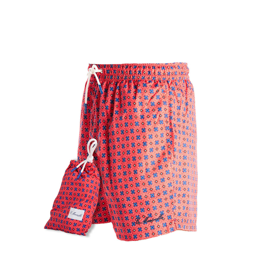 RED SWIM SHORTS