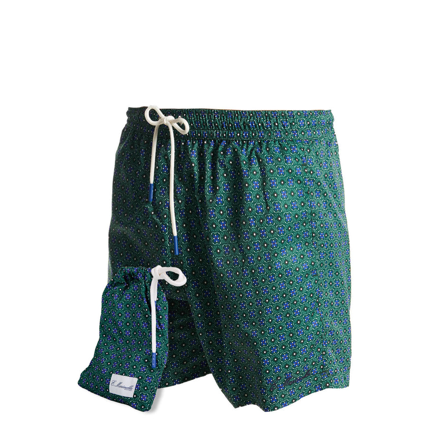 GREEN SWIM SHORTS
