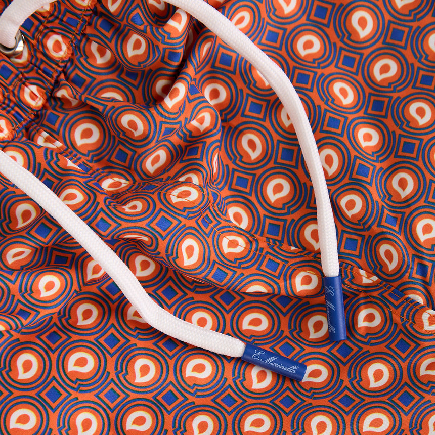 ORANGE SWIM SHORTS