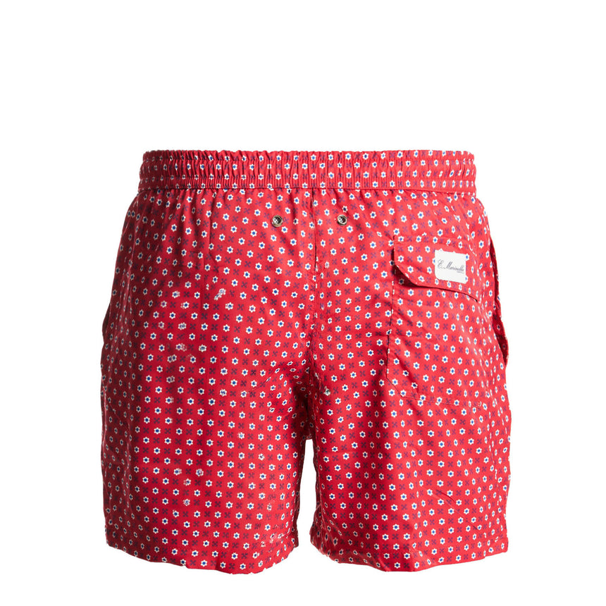 RED SWIM SHORTS