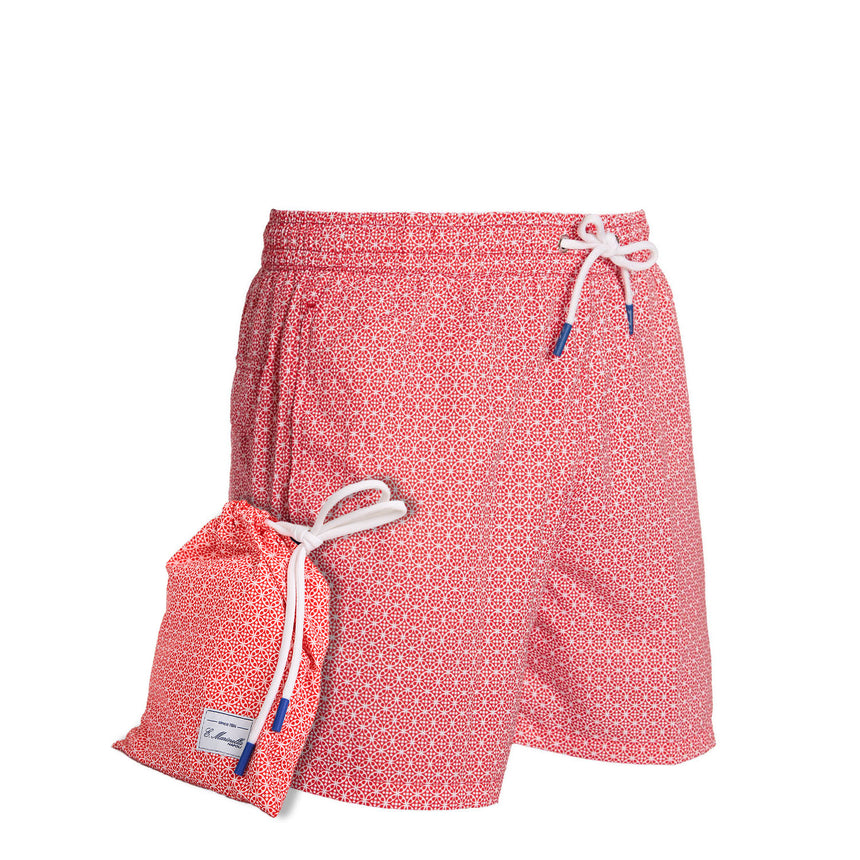RED SWIM SHORTS
