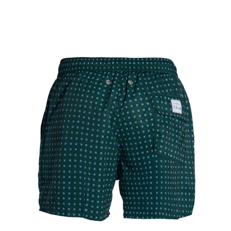 DARK GREEN SWIM SHORTS