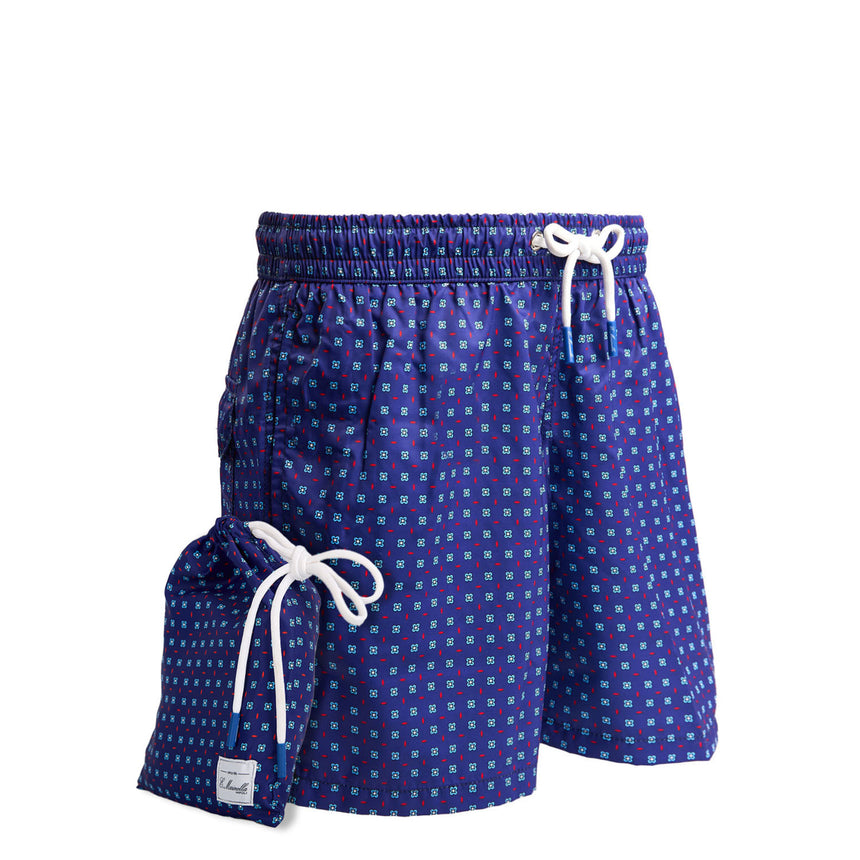 DARK BLUE SWIM SHORTS