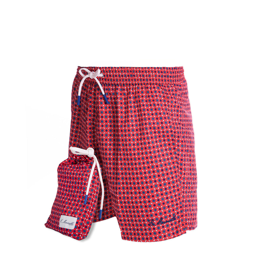 RED SWIM SHORTS