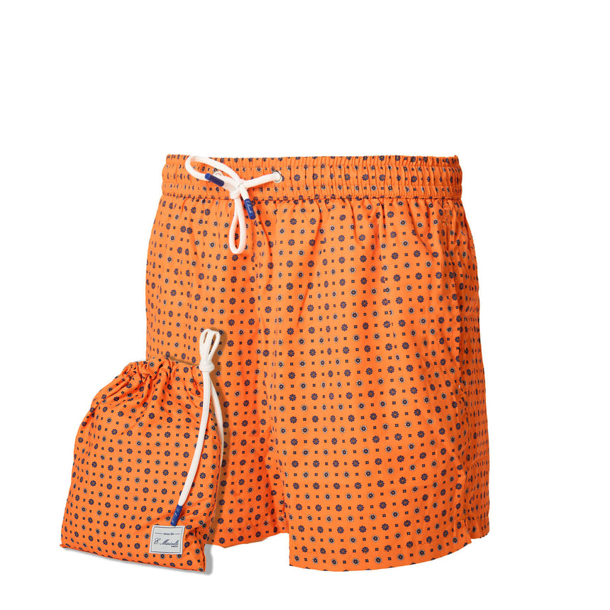 ORANGE SWIM SHORTS