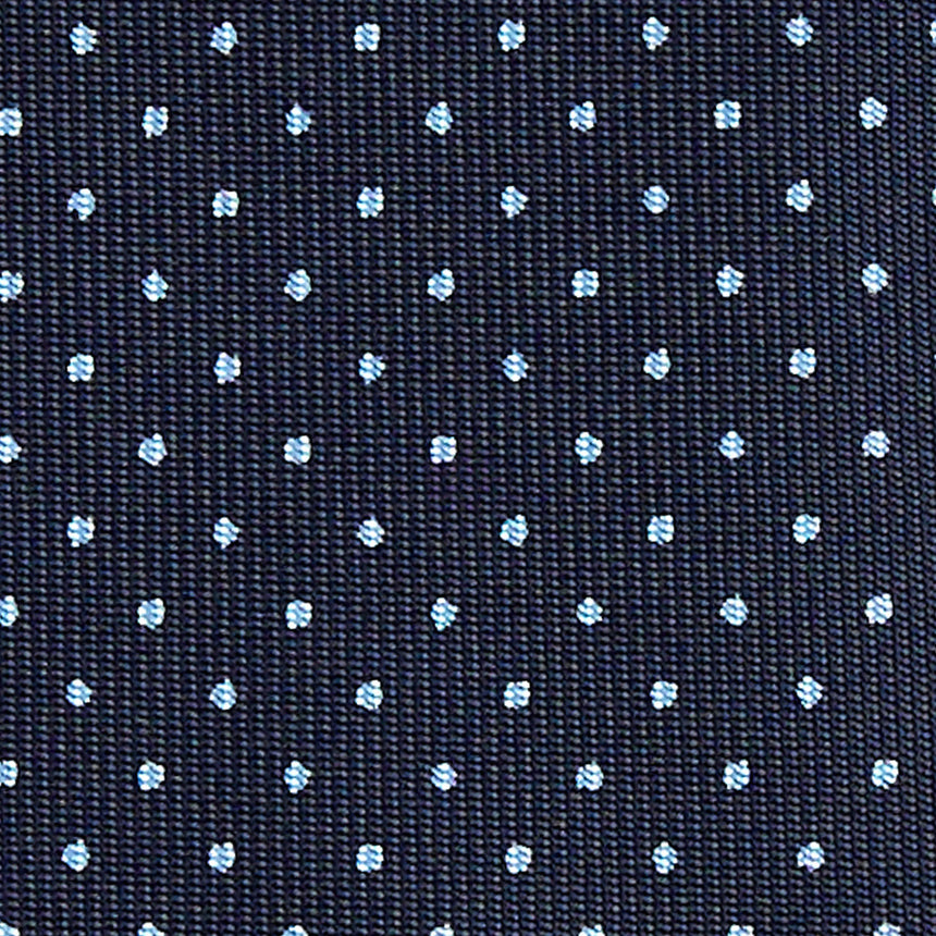 dark_blue_sartorial_classic_silk_tie_polka_dot_pattern_fabric_detail