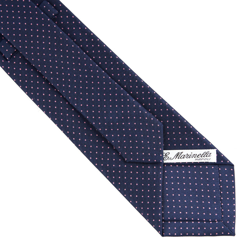 dark_blue_sartorial_classic_silk_tie_polka_dot_pattern_back_detail