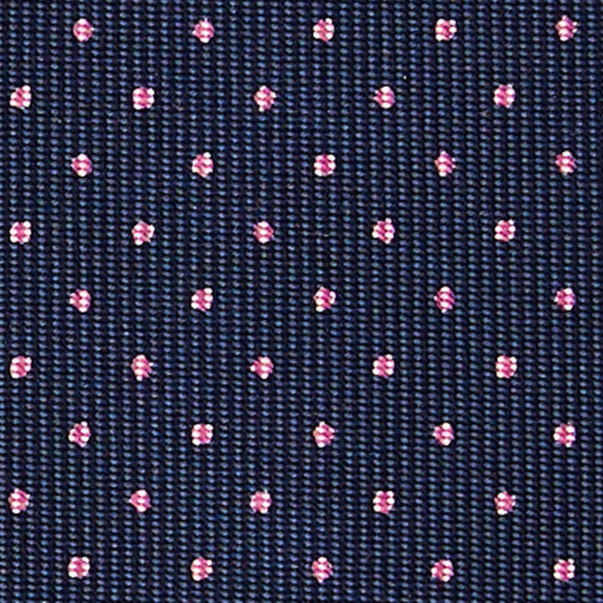 dark_blue_sartorial_classic_silk_tie_polka_dot_pattern_fabric_detail