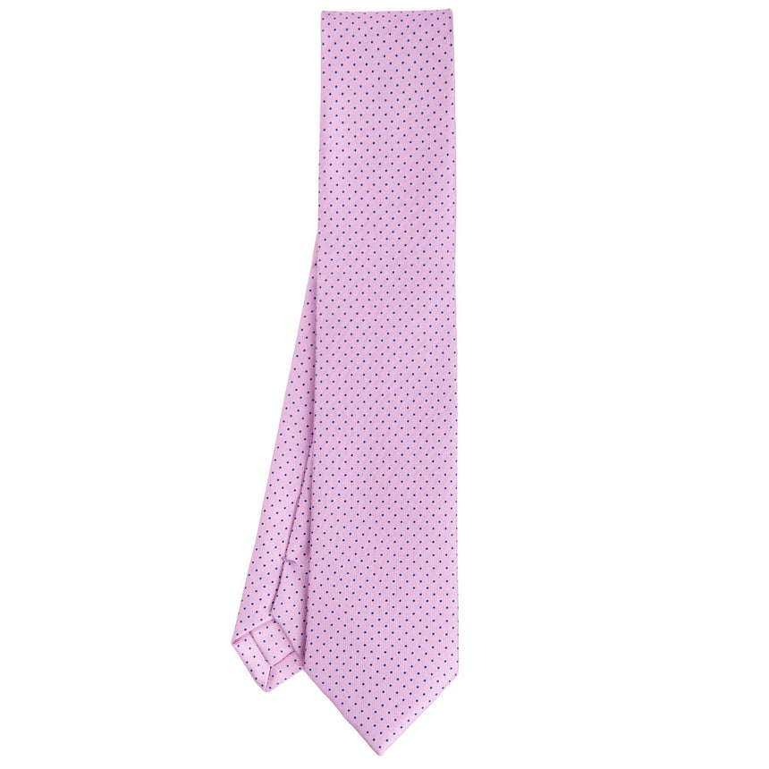 LILAC SARTORIAL PRINTED SILK TIE