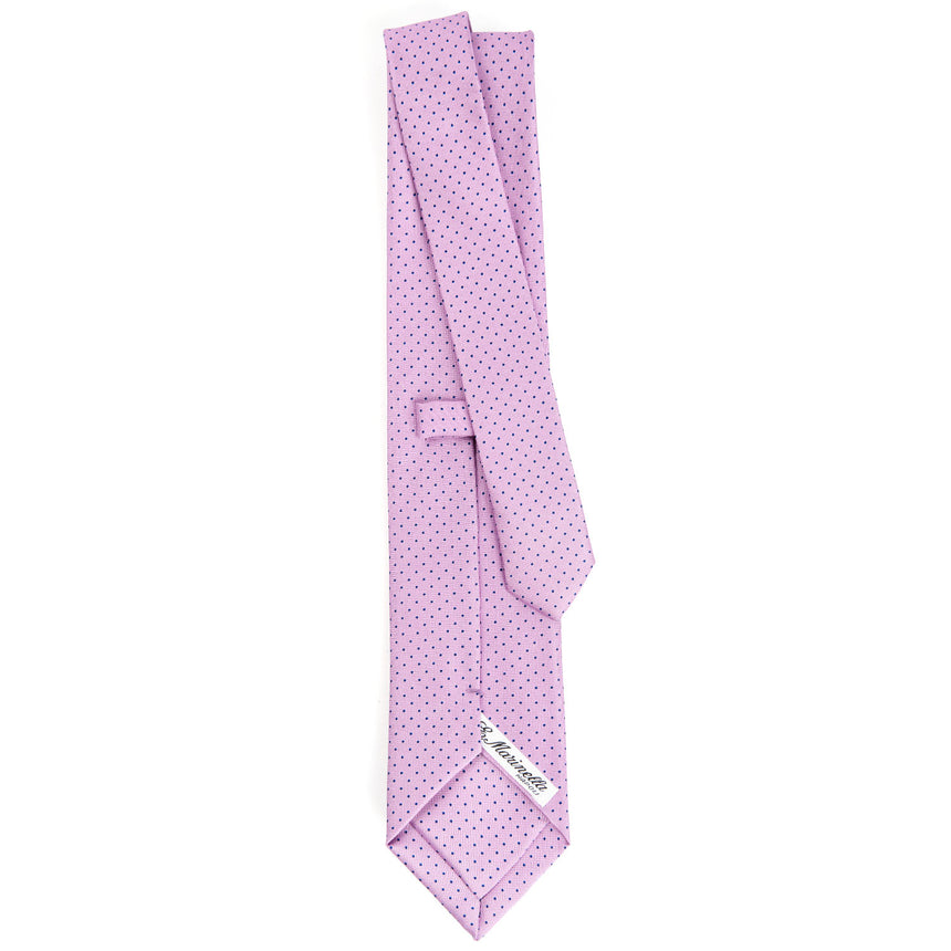 LILAC SARTORIAL PRINTED SILK TIE