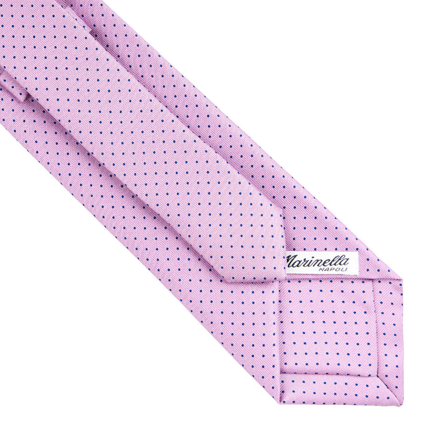 LILAC SARTORIAL PRINTED SILK TIE