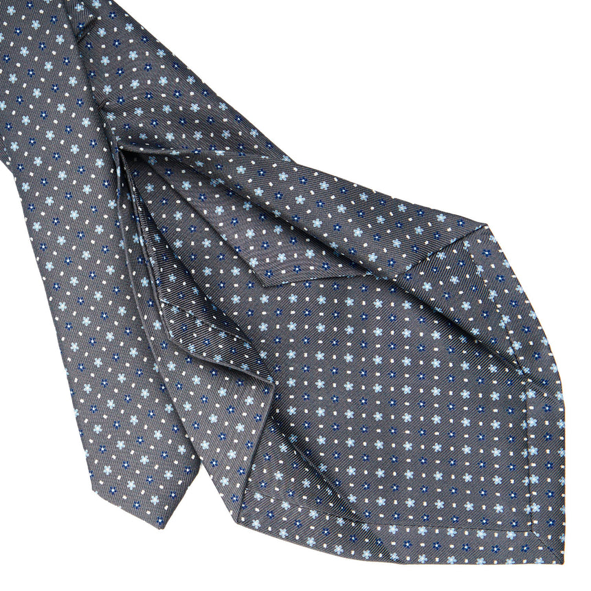 DARK GREY 5 FOLD SARTORIAL SILK TIE