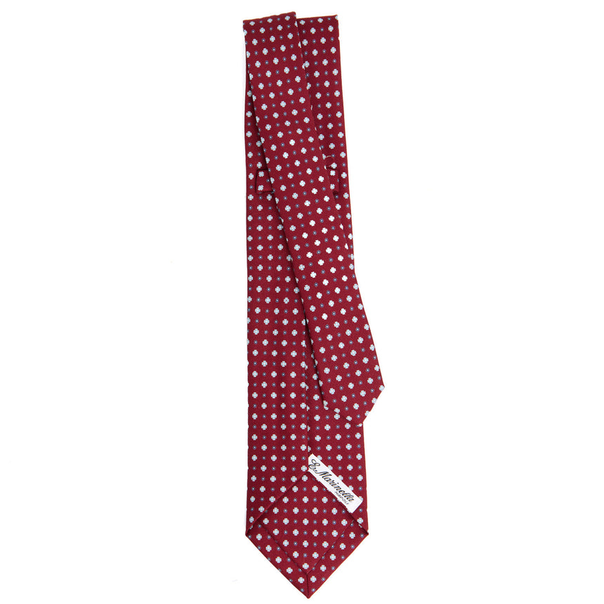 BURGUNDY 5 FOLD SARTORIAL SILK TIE