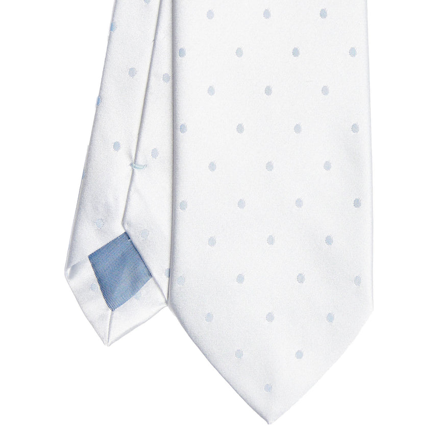 LIGHT BLUE CEREMONIAL SILK SATIN TIE
