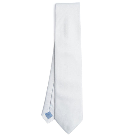 LIGHT BLUE CEREMONIAL SILK SATIN TIE