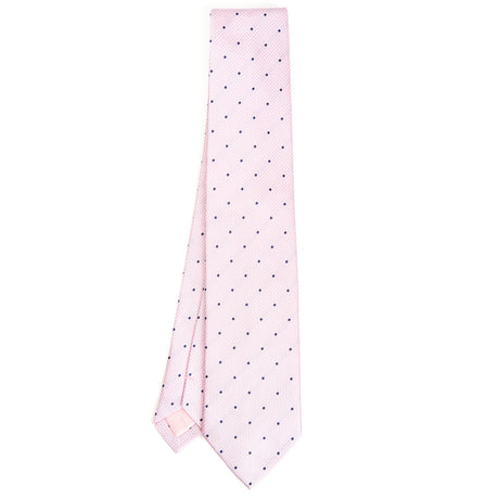 CRAVATTA CERIMONIA IN SETA JACQUARD ROSA