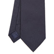 dark_blue_ceremonial_jacquard_silk_tie_small_geometric_pattern_tip_detail