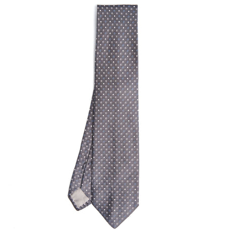DARK GREY CEREMONIAL SILK SATIN TIE