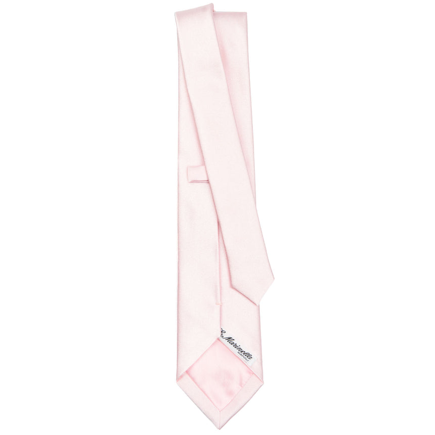 PINK CEREMONIAL SILK SATIN TIE