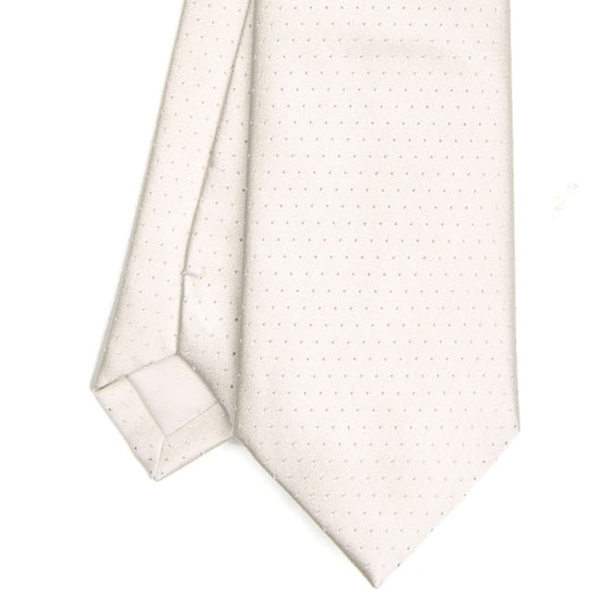 LIGHT GREY CEREMONIAL SILK SATIN TIE